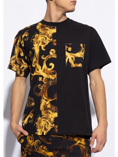 r pkt contrast t-shirt VERSACE JEANS COUTURE | 76GAH611 JS287.G89